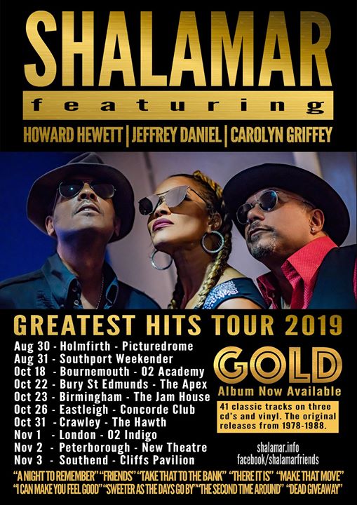 Shalamar at The Hawth Crawley Shalamar at The Hawth Crawley